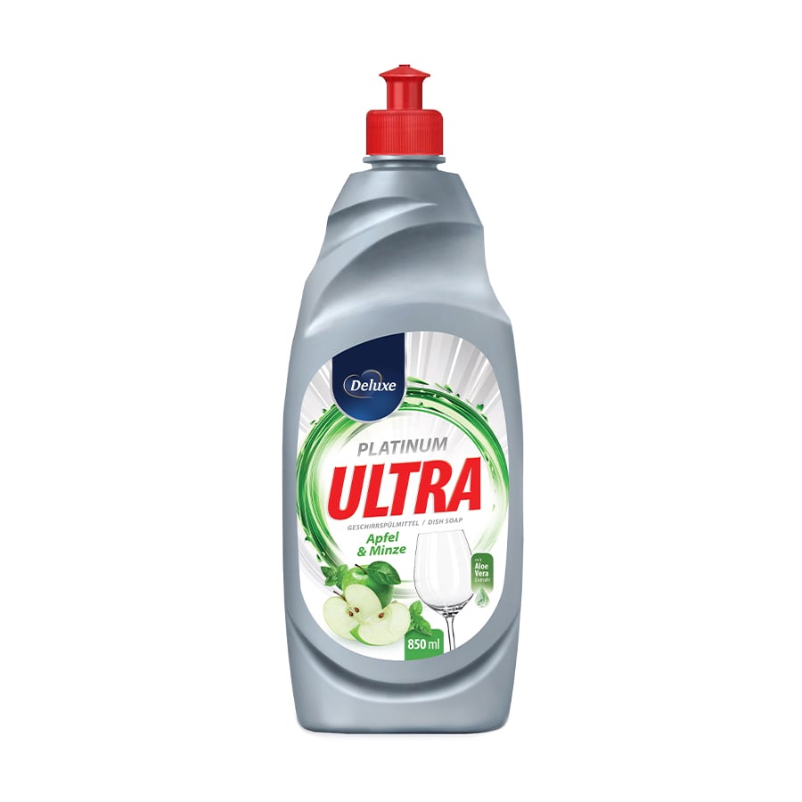 Бальзам для миття посуду Deluxe Platinum Ultra Apfel &amp; Minze, 850 мл